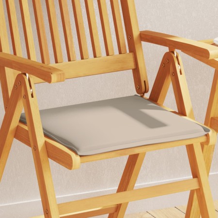 Cojines de asiento de jardín cuadrados 4 uds taupe 45x45x2 cm by , Cushions for chairs and sofas - Ref: Foro24-847726, Price:...