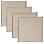 Cojines de asiento de jardín cuadrados 4 uds taupe 45x45x2 cm by , Cushions for chairs and sofas - Ref: Foro24-847726, Price:...