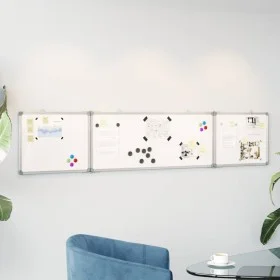 Pizarra magnética plegable aluminio 200x40x1,7 cm by , Exhibition panels - Ref: Foro24-4005365, Price: 52,90 €, Discount: %
