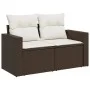 Juego de sofás de jardín 7 piezas con cojines ratán PE marrón by , Garden sets - Ref: Foro24-3274823, Price: 501,82 €, Discou...