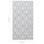 Grauer PP-Außenteppich 160x230 cm von vidaXL, Outdoor-Protektoren - Ref: Foro24-310422, Preis: 36,24 €, Rabatt: %