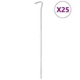 Zelte 24 Stück verzinkter Stahlstifte 17 cm Ø7 mm von , Zeltzubehör - Ref: Foro24-4009325, Preis: 20,41 €, Rabatt: %