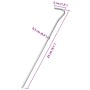 Clavijas para tienda 25 uds acero galvanizado 23 cm Ø5 mm by , Tent Accessories - Ref: Foro24-4009333, Price: 11,31 €, Discou...