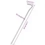 Zelte Stahl verzinkt 25 Stück 23 cm Ø5 mm von , Zeltzubehör - Ref: Foro24-4009333, Preis: 11,12 €, Rabatt: %