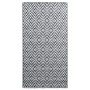 Schwarz-weißer PP-Außenteppich 160x230 cm von vidaXL, Outdoor-Protektoren - Ref: Foro24-310430, Preis: 37,69 €, Rabatt: %