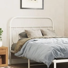 Weißes Metallkopfteil 100 cm von , Kopf- und Fußteile - Ref: Foro24-377195, Preis: 32,51 €, Rabatt: %