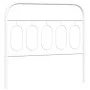 Cabecero de metal blanco 100 cm de , Cabeceros y pies de cama - Ref: Foro24-377195, Precio: 32,48 €, Descuento: %