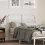 Cabecero de metal blanco 120 cm de , Cabeceros y pies de cama - Ref: Foro24-377197, Precio: 38,48 €
