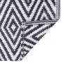 Outdoor rug in white and black PP 190x290 cm by vidaXL, Outdoor protectors - Ref: Foro24-310431, Price: 58,50 €, Discount: %