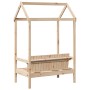 Banco con techo madera maciza de pino 117,5x70x176,5 cm de , Bancos - Ref: Foro24-846994, Precio: 124,03 €, Descuento: %
