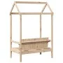 Banco con techo madera maciza de pino 117,5x70x176,5 cm by , Banks - Ref: Foro24-846994, Price: 122,32 €, Discount: %
