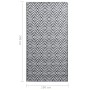 Outdoor-Teppich PP schwarz und weiß 190x290 cm von vidaXL, Outdoor-Protektoren - Ref: Foro24-310431, Preis: 58,36 €, Rabatt: %