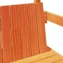 Banco con techo madera maciza pino marrón cera 117,5x70x176,5cm by , Banks - Ref: Foro24-846996, Price: 114,88 €, Discount: %