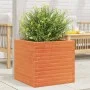 Jardinera exterior madera maciza pino marrón cera 50x50x46 cm de , Maceteros y jardineras - Ref: Foro24-3282406, Precio: 120,...
