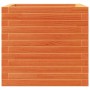 Jardinera exterior madera maciza pino marrón cera 50x50x46 cm by , Pots and planters - Ref: Foro24-3282406, Price: 121,94 €, ...