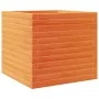 Jardinera exterior madera maciza pino marrón cera 50x50x46 cm de , Maceteros y jardineras - Ref: Foro24-3282406, Precio: 120,...