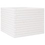 Massive weiße Kiefernholz-Blumenkiste 60x60x46 cm von , Töpfe und Pflanzgefäße - Ref: Foro24-3282410, Preis: 142,53 €, Rabatt: %
