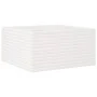 Jardinera de madera maciza de pino blanca 90x90x46 cm de , Maceteros y jardineras - Ref: Foro24-3282425, Precio: 201,30 €, De...