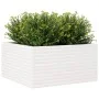 Jardinera de madera maciza de pino blanca 90x90x46 cm de , Maceteros y jardineras - Ref: Foro24-3282425, Precio: 201,30 €, De...