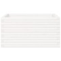 Jardinera de madera maciza de pino blanca 90x90x46 cm de , Maceteros y jardineras - Ref: Foro24-3282425, Precio: 203,85 €