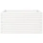 Jardinera de madera maciza de pino blanca 90x90x46 cm de , Maceteros y jardineras - Ref: Foro24-3282425, Precio: 201,30 €, De...