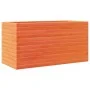 Jardinera de madera maciza pino marrón cera 90x40x46 cm by , Pots and planters - Ref: Foro24-3282446, Price: 151,13 €, Discou...