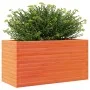 Jardinera de madera maciza pino marrón cera 90x40x46 cm by , Pots and planters - Ref: Foro24-3282446, Price: 151,13 €, Discou...