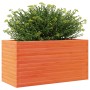 Massive Holzblumenkasten aus braunem Kiefernholz mit Wachsbeschichtung, 90x40x46 cm. von , Töpfe und Pflanzgefäße - Ref: Foro...