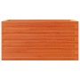 Jardinera de madera maciza pino marrón cera 90x40x46 cm by , Pots and planters - Ref: Foro24-3282446, Price: 153,10 €, Discou...
