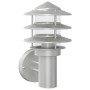 Aplique de exterior de acero inoxidable plateado de , Iluminación de exterior - Ref: Foro24-4006228, Precio: 26,81 €, Descuen...