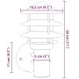 Auftrag für eine silberne Edelstahl-Außenanwendung. von , Außenbeleuchtung - Ref: Foro24-4006228, Preis: 28,62 €, Rabatt: %