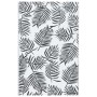 Schwarz-weißer PP-Außenteppich 160x230 cm von vidaXL, Outdoor-Protektoren - Ref: Foro24-310426, Preis: 29,63 €, Rabatt: %