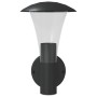 Aplique de exterior de acero inoxidable negro de , Iluminación de exterior - Ref: Foro24-4006240, Precio: 27,25 €, Descuento: %