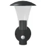 Aplique de exterior con sensor acero inoxidable negro by , Outdoor lighting - Ref: Foro24-4006242, Price: 33,69 €, Discount: %