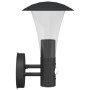 Außenleuchte mit Bewegungssensor, Edelstahl in Schwarz. von , Außenbeleuchtung - Ref: Foro24-4006242, Preis: 34,19 €, Rabatt: %