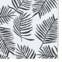 Schwarz-weißer PP-Außenteppich 160x230 cm von vidaXL, Outdoor-Protektoren - Ref: Foro24-310426, Preis: 29,63 €, Rabatt: %