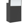 Lámparas de pared LED de exterior 2 uds aluminio fundido negro by , Outdoor lighting - Ref: Foro24-4006261, Price: 51,93 €, D...