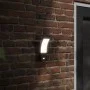 LED-Außenwandleuchten mit Sensor, 2 Stück, Schwarz, aus Aluminium. von , Außenbeleuchtung - Ref: Foro24-4006263, Preis: 68,35...