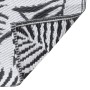 Alfombra de exterior PP blanco y negro 160x230 cm de vidaXL, Protectores para exterior - Ref: Foro24-310426, Precio: 25,76 €,...