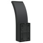 Lámparas de pared LED exterior con sensor 2 uds aluminio negro de , Iluminación de exterior - Ref: Foro24-4006263, Precio: 64...