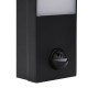 Lámparas de pared LED exterior con sensor 2 uds aluminio negro de , Iluminación de exterior - Ref: Foro24-4006263, Precio: 64...