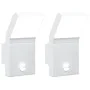 Lámparas de pared LED exterior con sensor 2 uds aluminio blanco by , Outdoor lighting - Ref: Foro24-4006275, Price: 65,78 €, ...