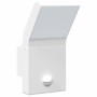 LED-Außenwandleuchten mit Sensor, 2 Stück, weißes Aluminium von , Außenbeleuchtung - Ref: Foro24-4006275, Preis: 66,88 €, Rab...