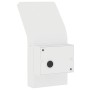 LED-Außenwandleuchten mit Sensor, 2 Stück, weißes Aluminium von , Außenbeleuchtung - Ref: Foro24-4006275, Preis: 66,88 €, Rab...