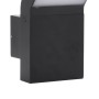LED-Außenwandleuchte aus schwarzem Gussaluminium von , Außenbeleuchtung - Ref: Foro24-4006268, Preis: 30,88 €, Rabatt: %