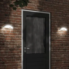 Außenwandleuchte mit LED und Bewegungssensor, weißes Aluminium von , Außenbeleuchtung - Ref: Foro24-4006282, Preis: 33,09 €, ...