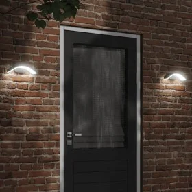LED-Außenwandleuchten, 2 Stück, aus schwarzem Gussaluminium von , Außenbeleuchtung - Ref: Foro24-4006277, Preis: 53,58 €, Rab...