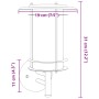 Außenlampen, 2 Stück, Edelstahl in Schwarz. von , Außenbeleuchtung - Ref: Foro24-4006289, Preis: 62,73 €, Rabatt: %