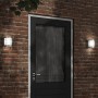 Apliques de exterior 2 unidades acero inoxidable plateado by , Outdoor lighting - Ref: Foro24-4006296, Price: 33,21 €, Discou...