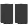 Lámparas de pared de exterior 2 uds aluminio fundido negro by , Outdoor lighting - Ref: Foro24-4006307, Price: 31,24 €, Disco...